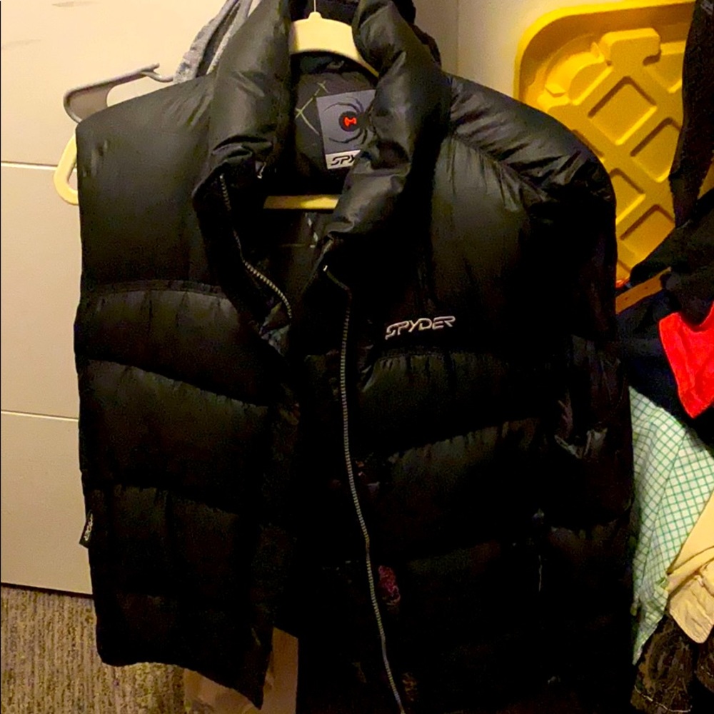 Spyder black puffer vest